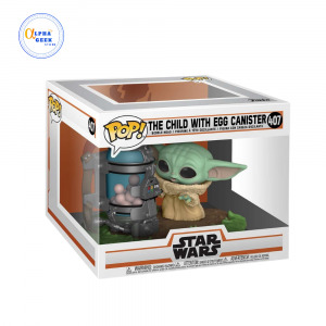 Funko Pop Star Wars The Mandalorian : The Child With Egg Canister (Grogu) #407