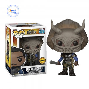 Funko Pop Marvel Black Panther - Erick Killmonger Chase (Gratis Protector Funko Pop)